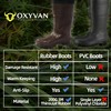 OXYVAN Duck Hunting Waders with 200G Rubber Boots Insulated,Neoprene Fishing