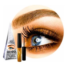 Delineador En Gel Para Cejas Henna Natural Semipermanente Hd Color 3 Negroebony                                                                       