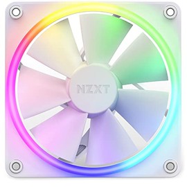 NZXT AER F120 RGB White - Ventiladores de Flujo de Aire de Alto Rendimiento - Individual