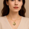 OPVICAM Compass Necklace for Women, Wife Birthday Gift Ideas -
