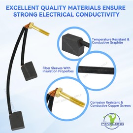 Panglong EZGO Motor Brushes, Club Car Motor Brushes, Golf Cart ADC Motor Brushe Kit Suitable for Club Car and 1997-2009 EZGO TXT Electric Models, OEM# 73120G25, 1021862-01, 1021871-01