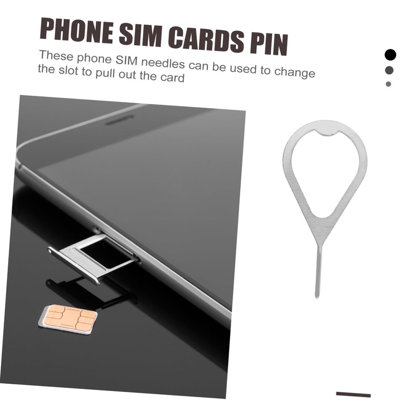 Mikinona Sim Card Extractor Card Eject Pin Needle Compatible Various