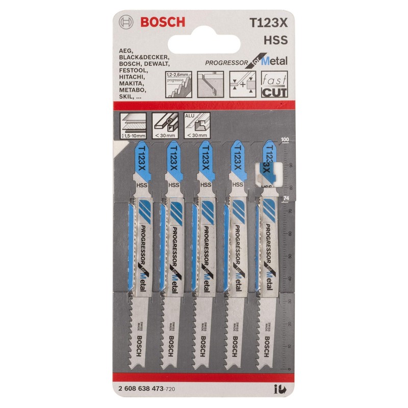 Bosch Jigsaw - Blade (BL-5) T-123 X