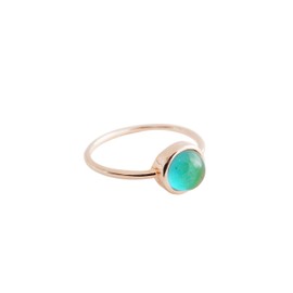 Honeycat Anillo de estado de ánimo en oro, oro rosa o plata | joyería minimalista y delicada