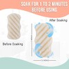 Konjac Sponge - Activated Charcoal - Body Sponge, 100% Natural