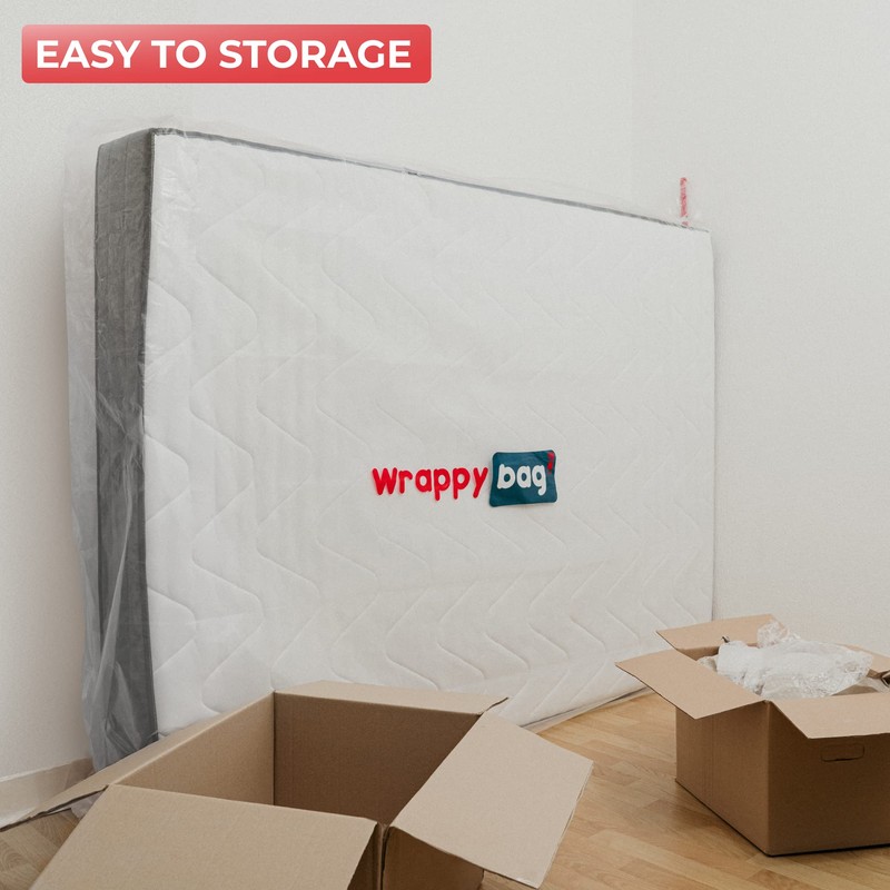 WRAPPYBAG – Protective Plastic Mattress Case/Mattress Bag — Single Size