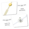 KONTONTY 12 Set Gold Clock Hands for Wall Clocks DIY