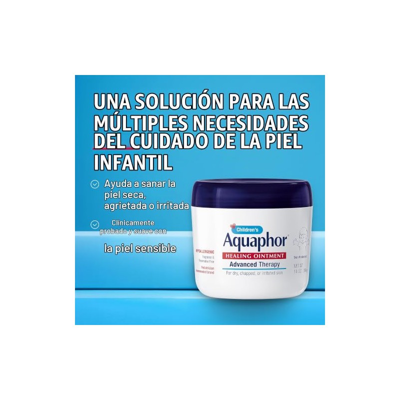 Aquaphor Children's Healing Ointment, Advanced Therapy Skin Protectant, Dry Skin