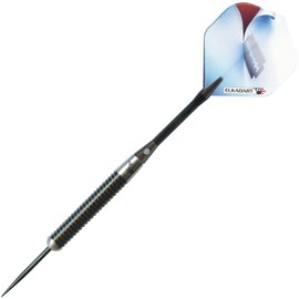 Elkadart Razor 80% Tungsten Steel Tip Darts with Storage/Travel Case, 23 Grams, Black