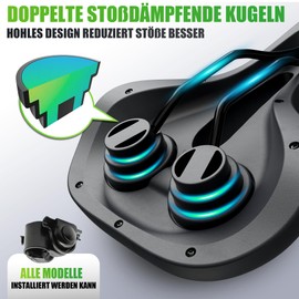 RBRL Bicycle Saddle - Comfortable, Wide Pro Memory Foam Saddle with Double Shock Absorption, Waterproof Bicycle Saddle, Bicycle Seat for MTB, BMX & Road Bike, Comfortable & Ergonomic