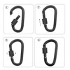 Carabiner Set of 10 Bonpuri Duralumin Travel Carabiner Key Ring,