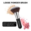 Powder Brush for Loose & Pressed - 12CM Portable Fan-shaped