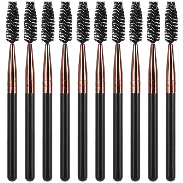 10 Pcs Spoolies Mascara Brush Wands Eyelash Brushes Eyebrow Applicator