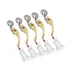 5pcs Metal VIB Fishing Lure Professional Rotating Sequins Lure Bait