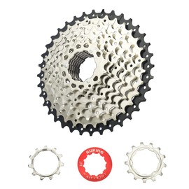 CYSKY 9 Speed Cassette 11-36T Bike Cassette Sprocket Compatible with Shimano/Sram/Sunrace HG System Fit for Mountain Bike, Road Bicycle, MTB