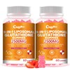 2 Packs 2500MG Liposome Glutathione Gummies, Composite L-Cysteine, Collocation Milk