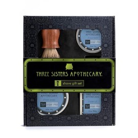 Three Sisters Apothecary Shave Premium 4 Piece Gift Set (Juniper and Citrus)