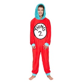 MJC Dr Seuss Thing 1 & 2 Interchangeable Patches Adult Costume