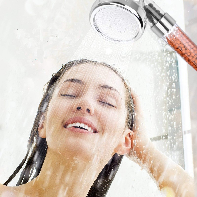 Shower Head Filter 6 Pack (240g), Ion Filter Balls Softens