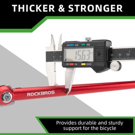 ROCKBROS Bike Kickstand Adjustable Aluminum Alloy Bicycle Side Stand for 16 Inch Brompton Folding Bike