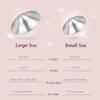 Silver Nipple Shields,999 Silver Nipple Shields for Breastfeeding, Protect and