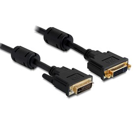 Delock Kabel DVI 24+5 St > DVI Bu Verlängerung 1m