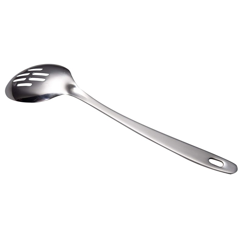 Slotted Spoon, Straining Spoon, Stainless Steel Kitchen Aid, Slotted Spoon,