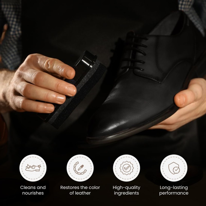 Rochester Premium Shine Sponge, Shoe Polish for Leather Footwear, Shoe