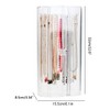 Acrylic Necklace Holder with 24 Hooks Clear Necklace Organizer Dustproof