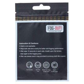 Effective Fog-Out Anti-Fog Cloth - Cloth with Anti-Fog Effect for All Types of Glasses, Visors and Lenses