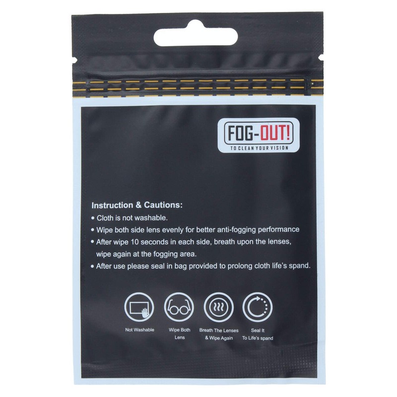 Effective Fog-Out Anti-Fog Cloth - Cloth with Anti-Fog Effect for