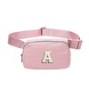 Belt Bag Fanny Pack Crossbody Bags with Initial Letter,Fashion Waist