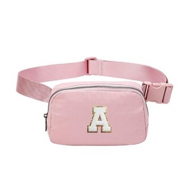 Belt Bag Fanny Pack Crossbody Bags with Initial Letter,Fashion Waist Fanny Pack Small Belt Bag for Girls Cute Stuff Birthday Gifts