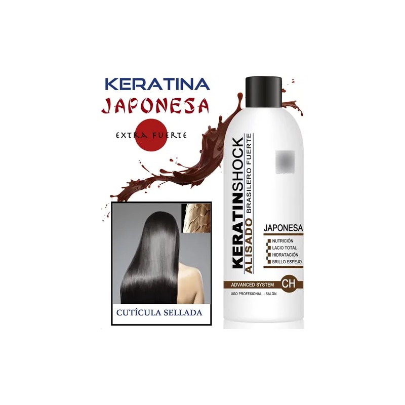 Keratinshock Alaciante Japonés +shampoo Kit 500ml