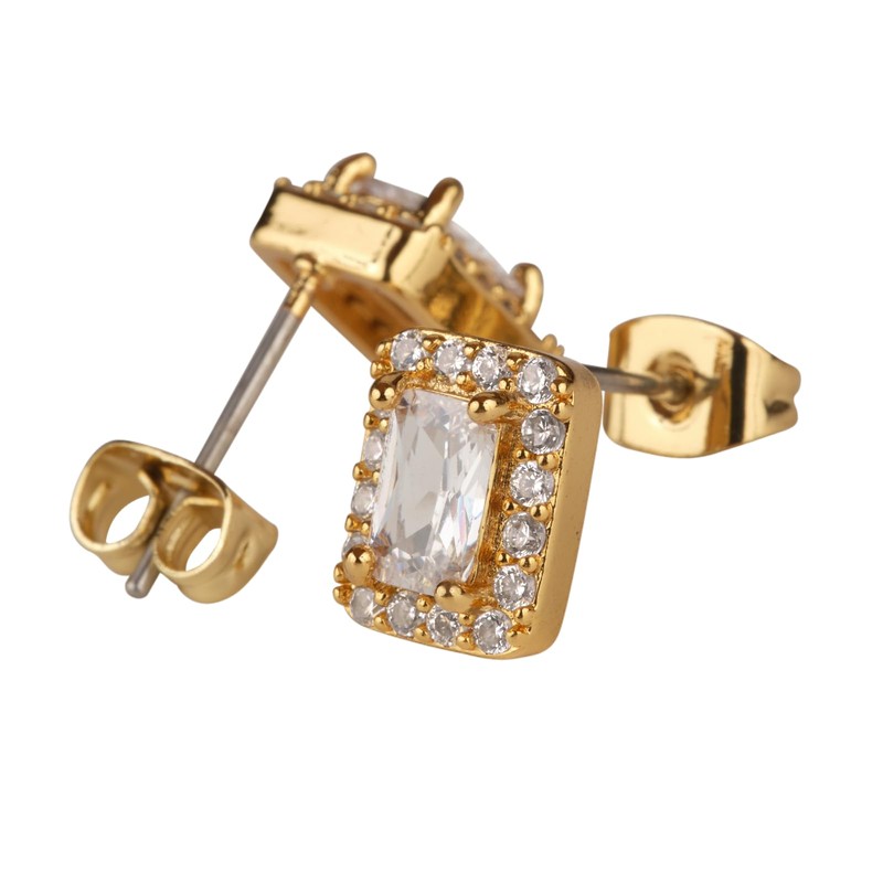 LuckyLy Set de Joyería para Mujer Oro 14k con Zirconia