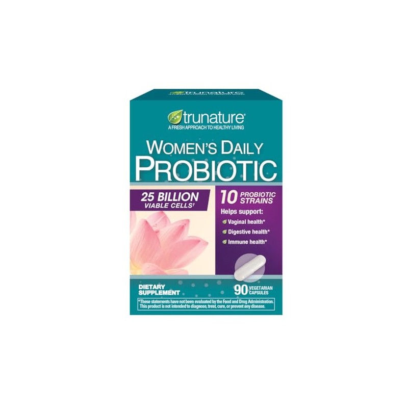 TruNature Probiótico diario para mujer 90 cápsulas
