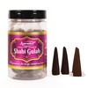 Natural Shahi Gulab Incense Cones Scent, 22 Pieces, 80 Grams