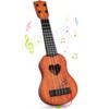 YEZI Kids Toy Classical Ukulele Guitar Musical Instrument, Brown |