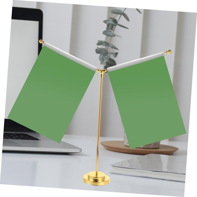 FUNOMOCYA Desk Flag Stand with Stable Base for Office Conference