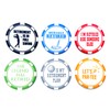 HORRIBLE BALLS Retired Golf Ball Marker Set Poker Chip Edition