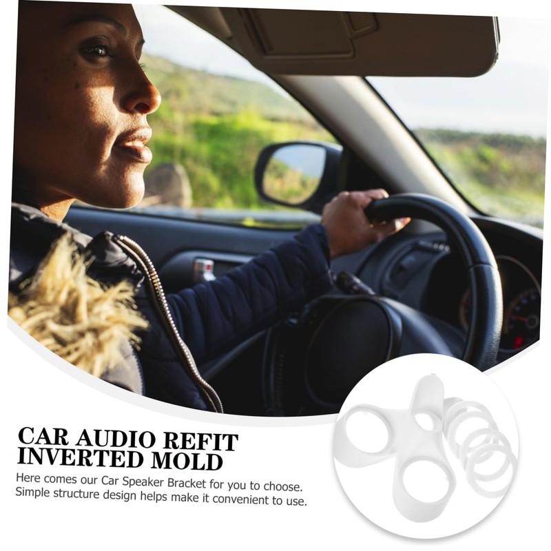 Gatuida 1pair Auto Audio Speaker Column Bracket Gasket Lightweight Washer