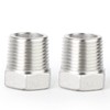 ERGAOBOY 2 pieces 304 stainless steel reducer hexagonal socket, 1/2