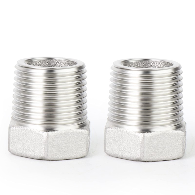 ERGAOBOY 2 pieces 304 stainless steel reducer hexagonal socket, 1/2
