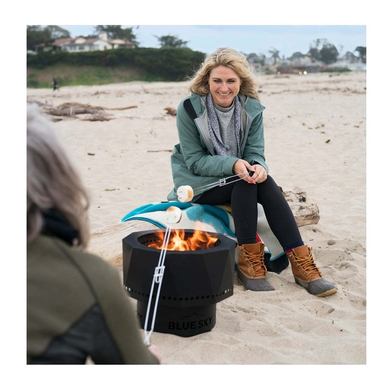 Blue Sky Outdoor Living Ridge Portable Fire Pit, Portable Smokeless