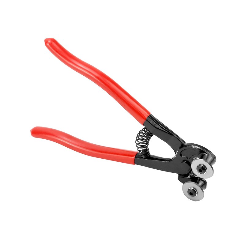 QWORK Heavy Duty Glass Tile Nippers - 8 Inch Wheeled