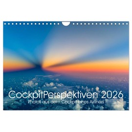 CockpitPerspektiven 2026 (Wall Calendar 2026 DIN A4 Landscape), CALVENDO Monthly Calendar