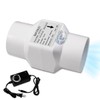 2 inch/50mm Inline Booster Duct Fan 6W with Variable Speed