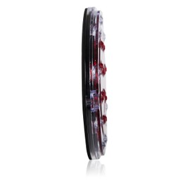Maxxima M85417R Red 21 LEDs Ultra Thin Round Hybrid Lightning STT/Back-Up LED Light