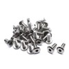 Biaungdo M6x15mm Stainless Steel Flat Head Hex Socket Cap Bolts