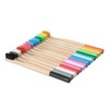 KOMBIUDA Bamboo Toothbrushes 4pcs Set Soft Bristles Wooden Handles Perfect
